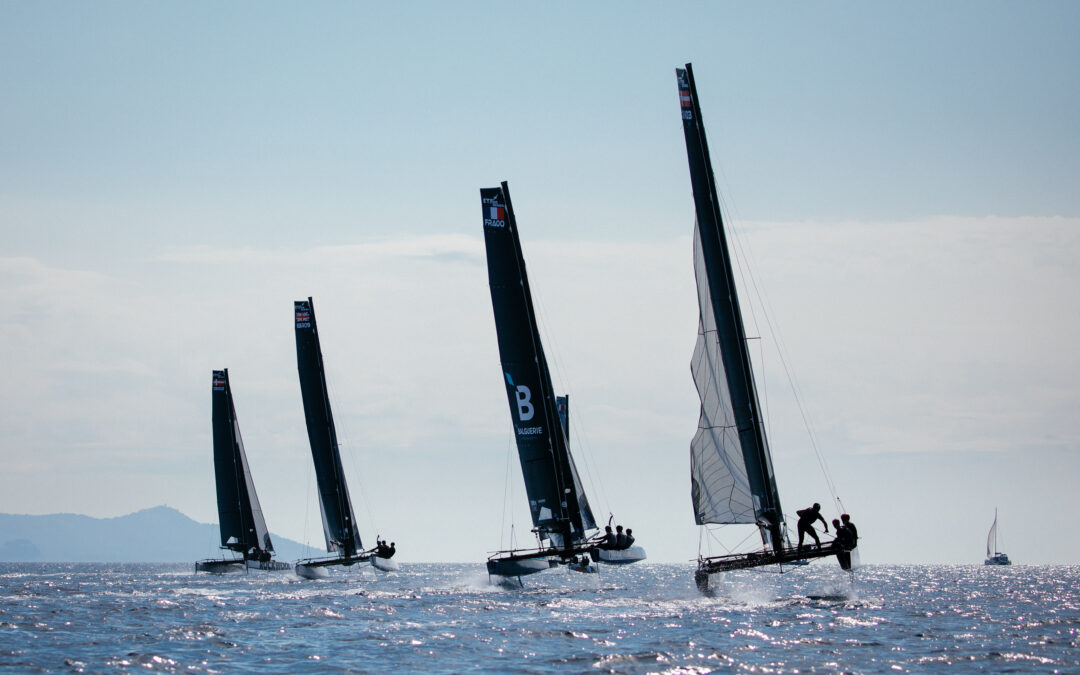 INTENSE COMPETITON MARKS THE OPENING DAY  OF GP FOILING HYERES